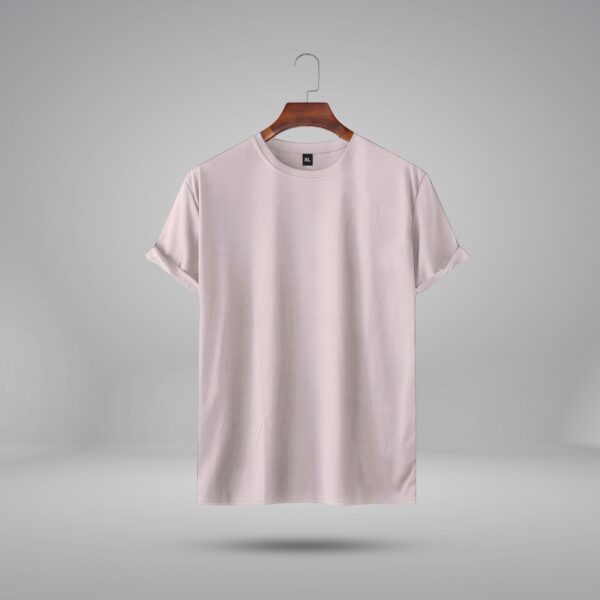 100% Cotton Solid Color T- Shirt For Men